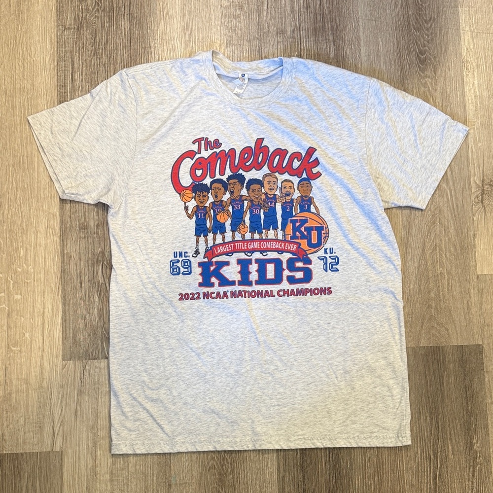 KU NCAA National Champions 2022 Tee